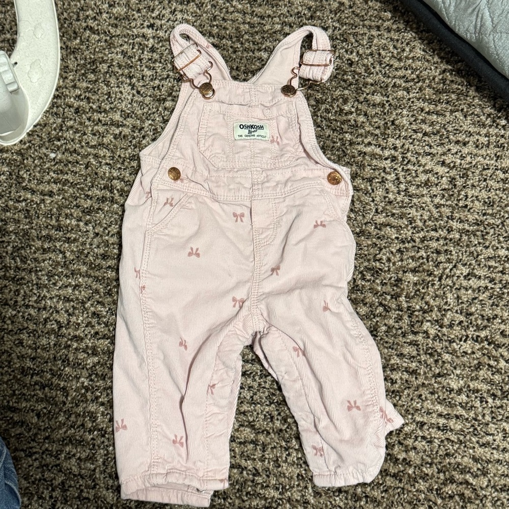 OshKosh B'gosh Light Pink Kids Overalls